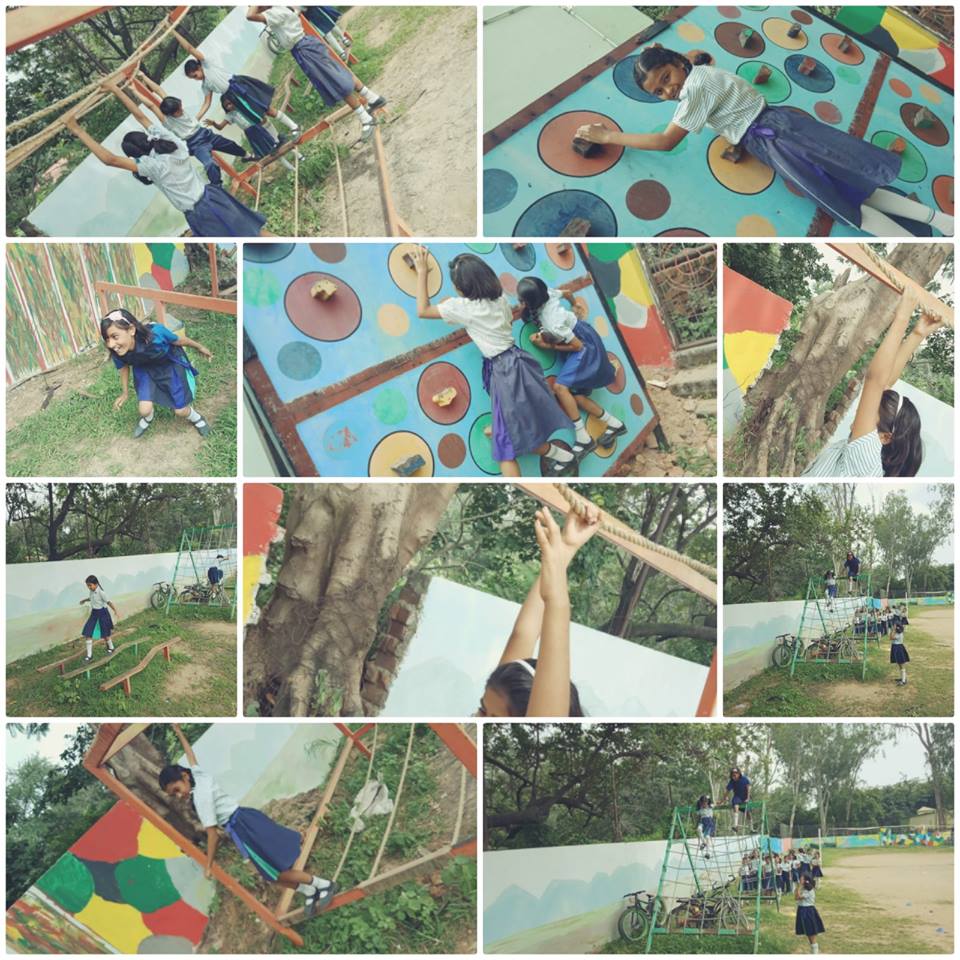 Students Were Learning Armed Forces Drill at School Premises